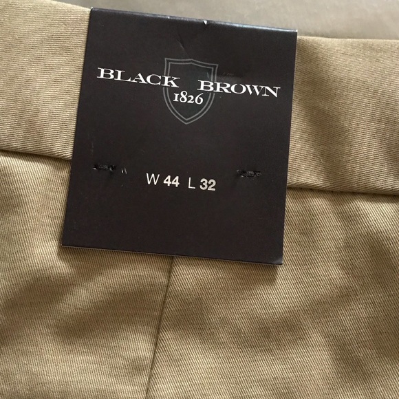 Black and Brown khaki pants - Picture 3 of 4